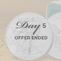 Day 5 - 2013 1 oz Silver Eagles (20-Coin MintDirect® Tube) Day 5 - 2013 1 oz Silver Eagles (20-Coin MintDirect® Tube)