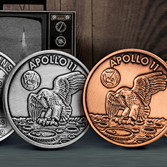 50th Anniversary Medallions Celebrate Apollo 11 at APMEX