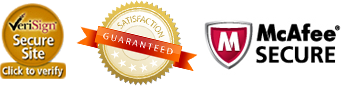 Secure Site! Satifsfaction Guaranteed! 